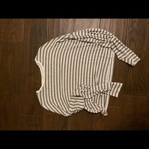 striped long sleeve shirt